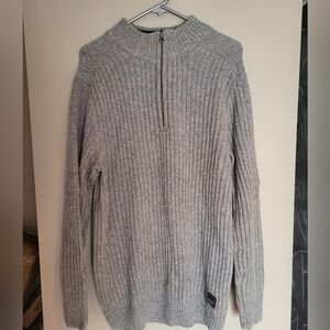 Men's Gray Sweater, Size XL